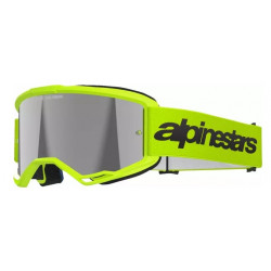 Ochelari motocross  ALPINESTARS VISION 3 WORDMARK YLW FLUO MIRROR-SIL
