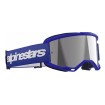 Ochelari motocross  ALPINESTARS VISION 3 WORDMARK BL MIRROR-SIL thumb