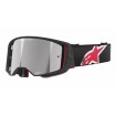 Ochelari  motocross ALPINESTARS SUPERTECH CORP BLACK/RED MIRROR-SILVER thumb