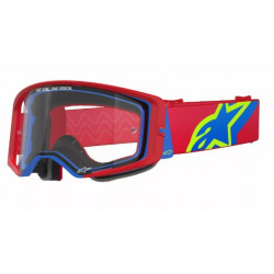 Ochelari motocross ALPINESTARS SUPERTECH CORP RD-BL CLEAR Ochelari motocross ALPINESTARS SUPERTECH CORP RD-BL CLEAR