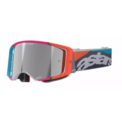 Ochelari motocross ALPINESTARS SUPERTECH STREAM GRAY/MULTI MIRROR-SILVER