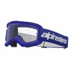 Ochelari motocross ALPINESTARS VISION 3 WORDMARK BLUE CLEAR thumb