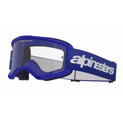 Ochelari motocross ALPINESTARS VISION 3 WORDMARK BLUE CLEAR