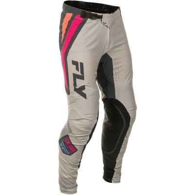 Panaloni motocross  FLY RACING Lite S.E. Vice-Light Grey/Pink/Coral 2025