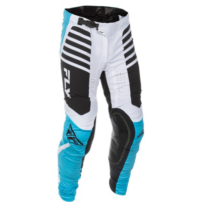 Pantaloni motocross  FLY RACING Lite- Blue/White/Black 2025