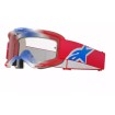 Ochelari motocross ALPINESTARS VISION 5 CORP RED/WT/BL CLEAR thumb