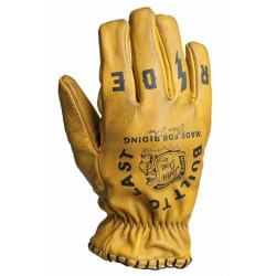 Mănuși de piele  JOHN DOE COYOTE LEATHER YELLOW/BLACK