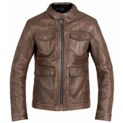 Geacă din piele  JOHN DOE DRIFTER Brown
