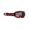 Ochelari motocross pentru copii LEATT Vizion 2.5s-Red Clear 90 VLT
