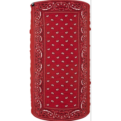 Esarfa multifunctionala  ZAN HEADGEAR MOTLEY TUBE FLEECE RED PAIS