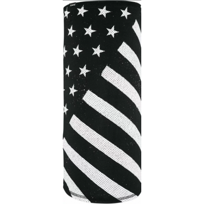 Esarfa multifunctionala SPORTFLEX FLAG BK/WT