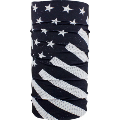 Esarfa multifunctionala BK/WH FLAG