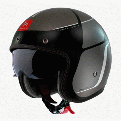 Cască pentru scuter  MT LE MANS 2 S SV LUTHER B12 MATT
