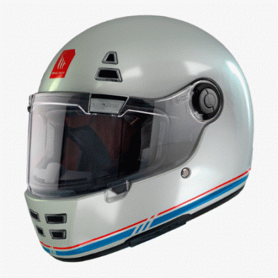 Casca MT JARAMA SV A7 SOLID GLOSS WHITE