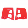 Capace din plastic pentru radiatoare POLISPORT Honda CR125(91-92) CR250(90-91) Red