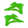 Capace din plastic pentru radiatoare POLISPORT Kawasaki KX 85 (2022-24) Green