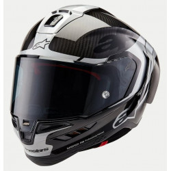 Casca moto ALPINESTARS Supertech R10 Element Black/Carb/Silver Casca moto ALPINESTARS Supertech R10 Element Black/Carb/Silver