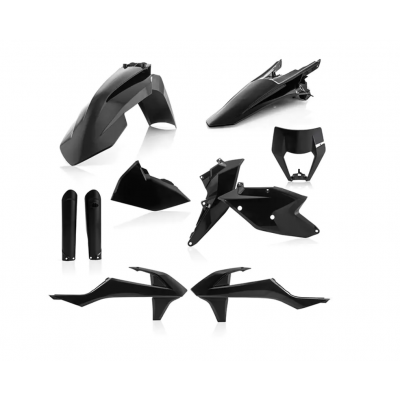 Kit  de materiale plastice ACERBIS KTM EXC/EXC-F 17-19 Black