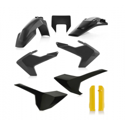 Kit plastice ACERBIS Husqvarna FE/TE 17-19 Black/Yellow Kit plastice ACERBIS Husqvarna FE/TE 17-19 Black/Yellow
