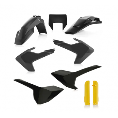 Kit plastice ACERBIS Husqvarna FE/TE 17-19 Black/Yellow