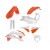 Kit plastice ACERBIS KTM EXC/EXC-F 14-15 White/Orange Kit plastice ACERBIS KTM EXC/EXC-F 14-15 White/Orange thumb