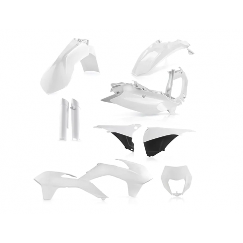 Kit plastice ACERBIS KTM EXC/EXC-F 14-15 White Kit plastice ACERBIS KTM EXC/EXC-F 14-15 White