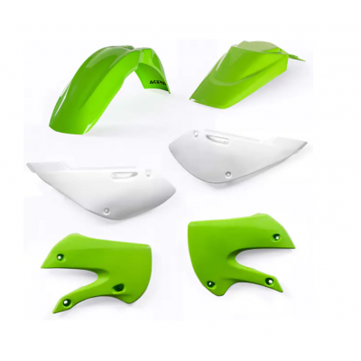 Kit plastice  ACERBIS Kawasaki KX65 00-24 Green/White