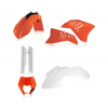 Kit plastice ACERBIS KTM EXC/EXC-F 08-11 Orange/White