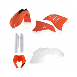 Kit plastice ACERBIS KTM EXC/EXC-F 08-11 Orange/White