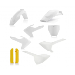 Kit plastice ACERBIS Husqvarna FC/TC 16-18 White/Yellow Kit plastice ACERBIS Husqvarna FC/TC 16-18 White/Yellow