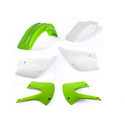Kit plastice ACERBIS Kawasaki KX85 98-13 White/Green Kit plastice ACERBIS Kawasaki KX85 98-13 White/Green