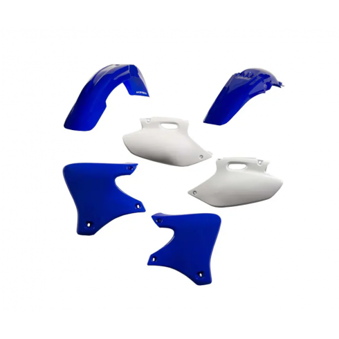 Kit plastice ACERBIS Yamaha WRF/YZF426 00-02, WR250F 01-02, YZ250F 01-02 White/Blue Kit plastice ACERBIS Yamaha WRF/YZF426 00-02, WR250F 01-02, YZ250F 01-02 White/Blue
