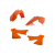 Kit plastice ACERBIS KTM SX 03-04, SX-F450/525 04 Orange thumb