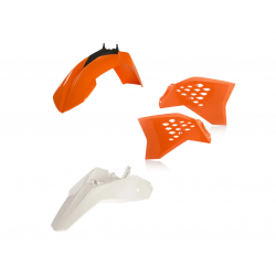 Kit plastice ACERBIS KTM SX65 09-11 Orange/White