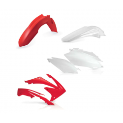 Kit plastice ACERBIS Honda CRF250R 11-13, CRF450R 11-12 White/Red Kit plastice ACERBIS Honda CRF250R 11-13, CRF450R 11-12 White/Red