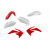 Kit plastice ACERBIS Honda CRF250R 2010, CRF450R 09-10 White/Red Kit plastice ACERBIS Honda CRF250R 2010, CRF450R 09-10 White/Red thumb