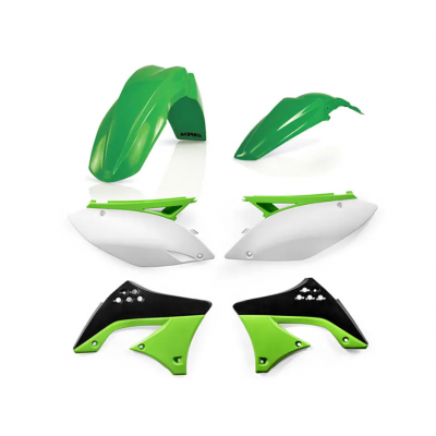 Kit plastice ACERBIS Kawasaki KX450F 09-11 Green/White