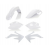Kit plastice  ACERBIS Honda CRF450R 07-08 White thumb