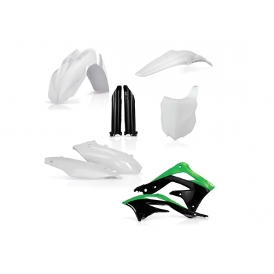 Kit plastice ACERBIS Kawasaki KX450F 13-15 White/Green
