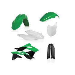 Kit plastice  ACERBIS Kawasaki KX250F 13-16 Green/White