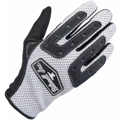 Mănuși мoto BILTWELL ANZAO WHT/BLK Mănuși мoto BILTWELL ANZAO WHT/BLK