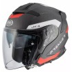 Cască pentru scuter Premier JT5 Carbon MA BLACK/RED thumb
