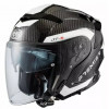 Cască pentru scuter  Premier JT5 Carbon MA 8 BLACK/WHITE