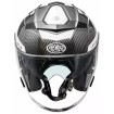 Cască pentru scuter  Premier JT5 Carbon MA 8 BLACK/WHITE thumb