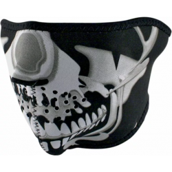 Masca pentru fata  HALF CHROME SKULL Masca pentru fata  HALF CHROME SKULL