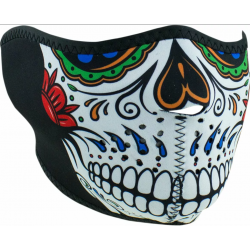 Masca pentru fata  HALF MUERTE SKULL Masca pentru fata  HALF MUERTE SKULL