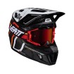 Casca motocross  LEATT Kit Moto 9.5-Carbon/White V25 thumb