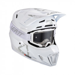 Casca motocross LEATT Kit Moto 7.5-White V25 Casca motocross LEATT Kit Moto 7.5-White V25