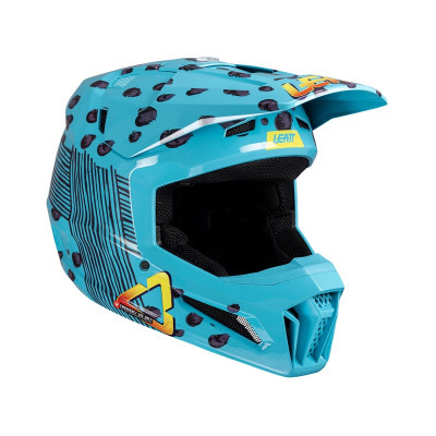 Cască motocross pentru copii LEATT Kit Moto 3.5-Cheetah V25