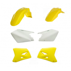 Kit plastice ACERBIS Suzuki RM125 03-09, RM250 03-05 Yellow/White